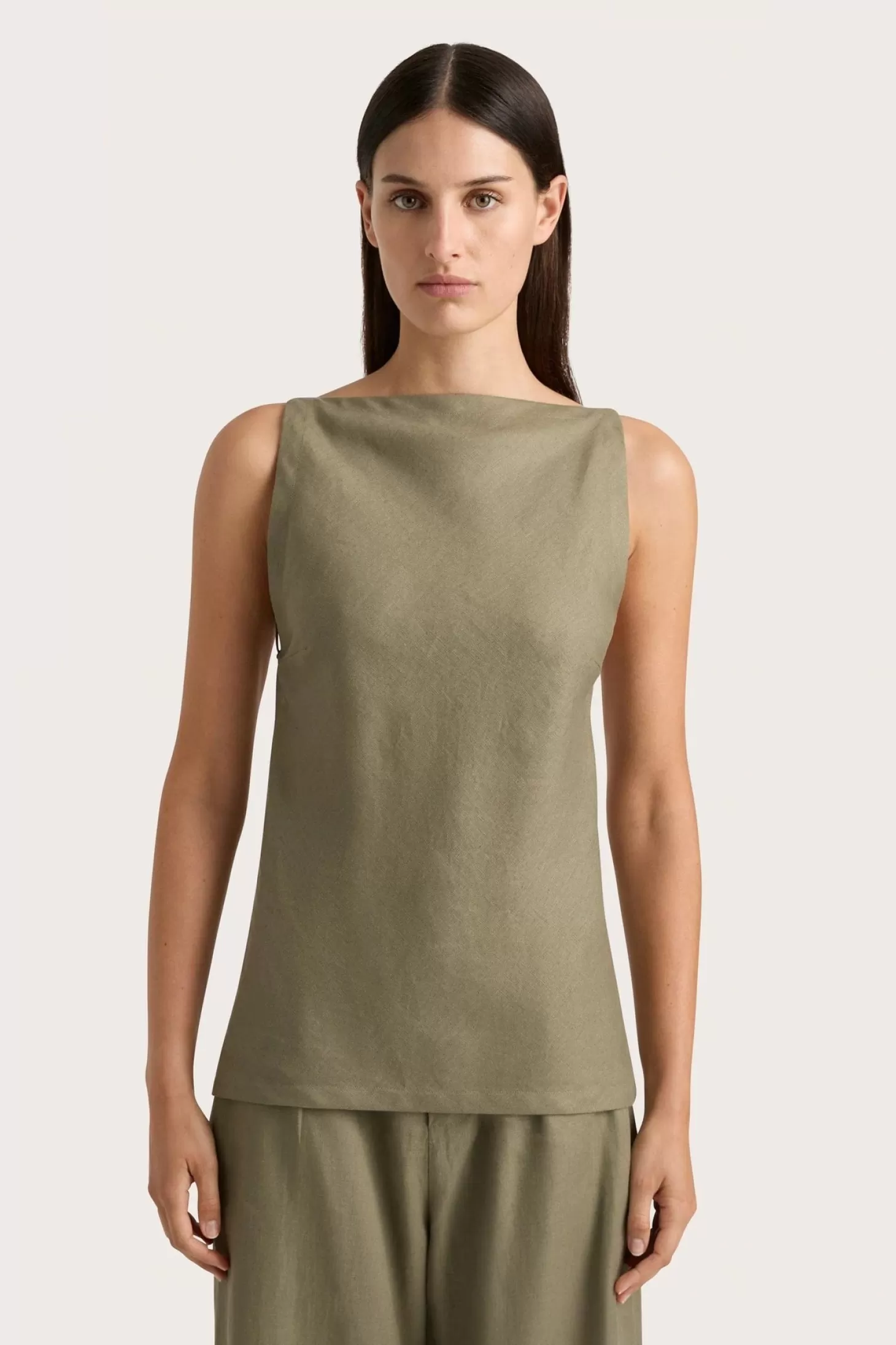 Tops<FAITHFULL THE BRAND ANTIBES TOP Khaki