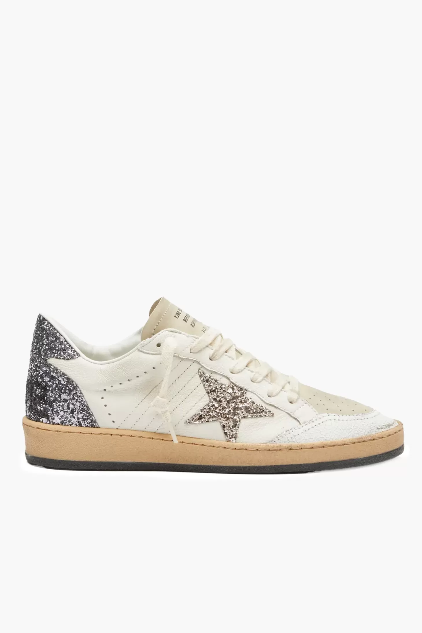 Sneakers<GOLDEN GOOSE BALLSTAR SNEAKER WHITE/CINDER/ANTRACITE