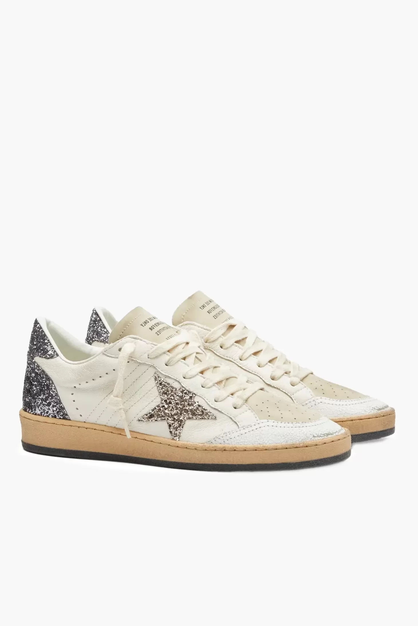 Sneakers<GOLDEN GOOSE BALLSTAR SNEAKER WHITE/CINDER/ANTRACITE