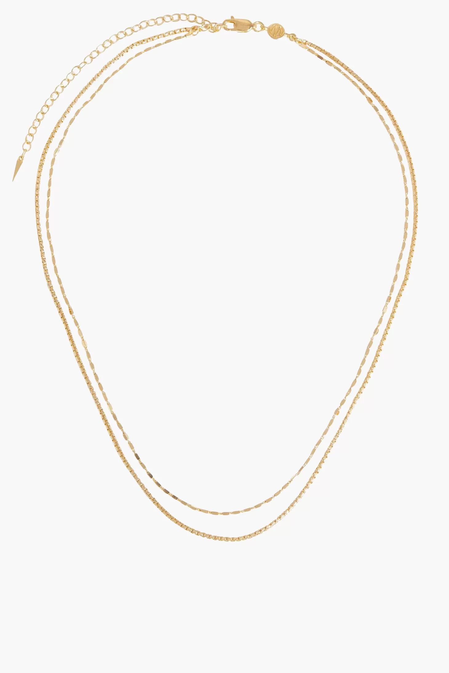 Jewellery<MISSOMA BOX LINK DOUBLE CHAIN NECKLACE