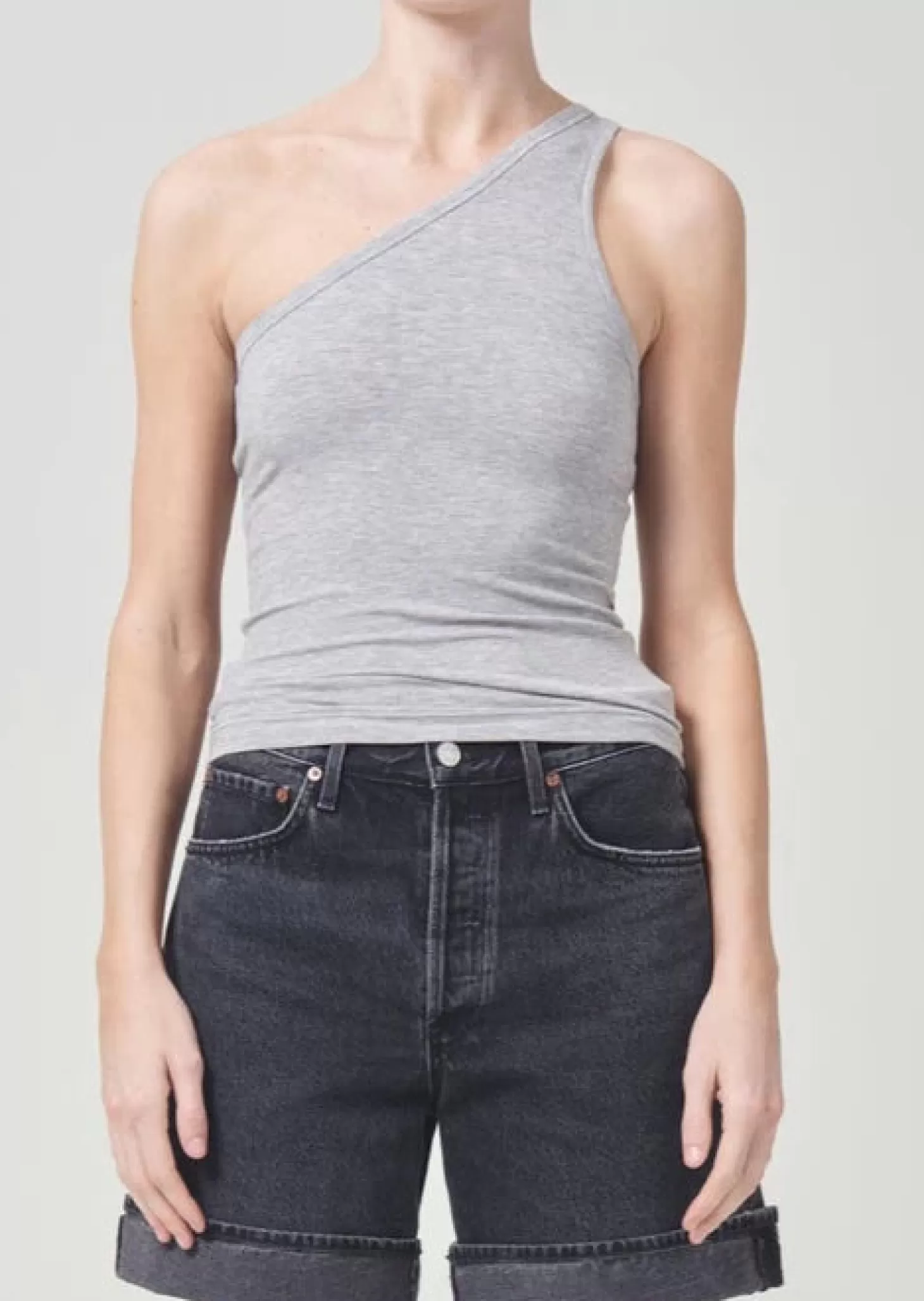 Tops<AGOLDE BRITA TANK GreyHeather