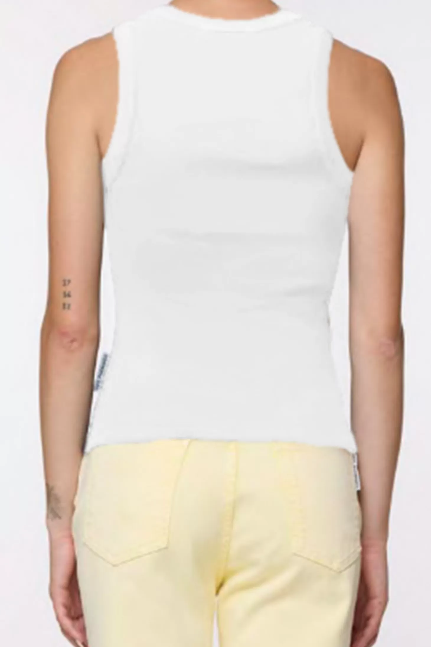 Tops<DES PHEMMES CLASSIC TANK TOP White