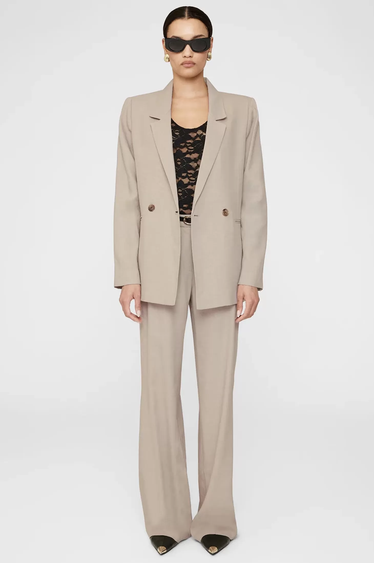 Jackets | Matching Sets<ANINE BING DIANA BLAZER SandBeige