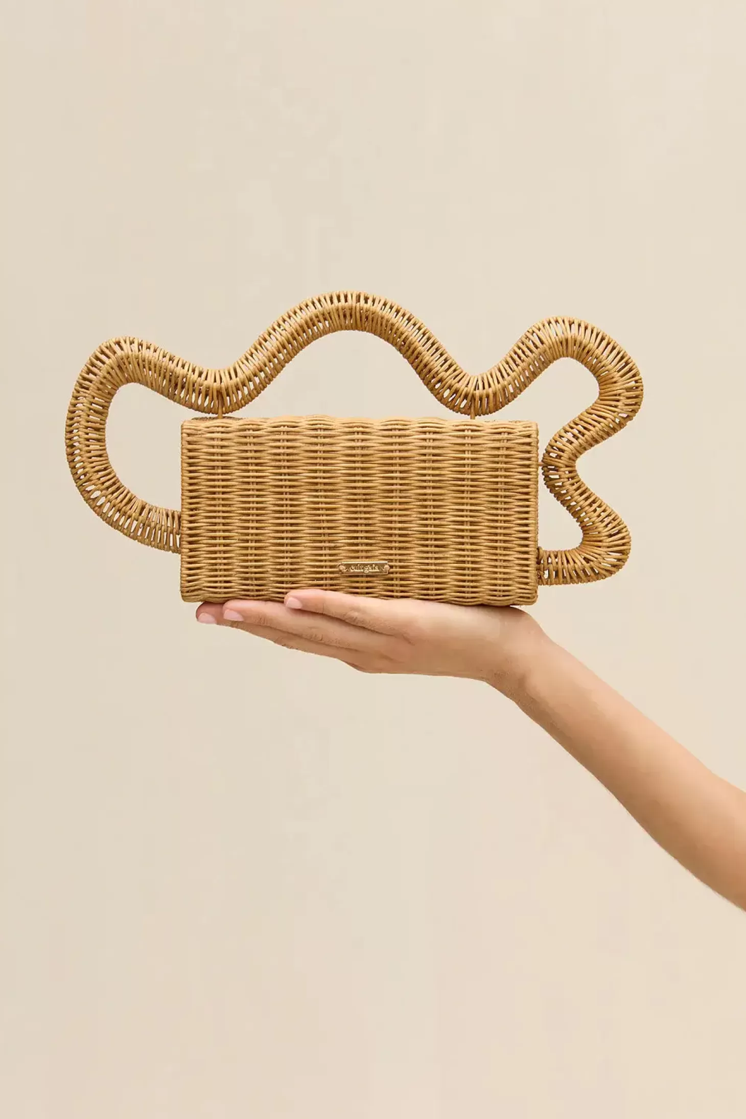 Mini Bags<CULT GAIA ELSA CLUTCH Natural