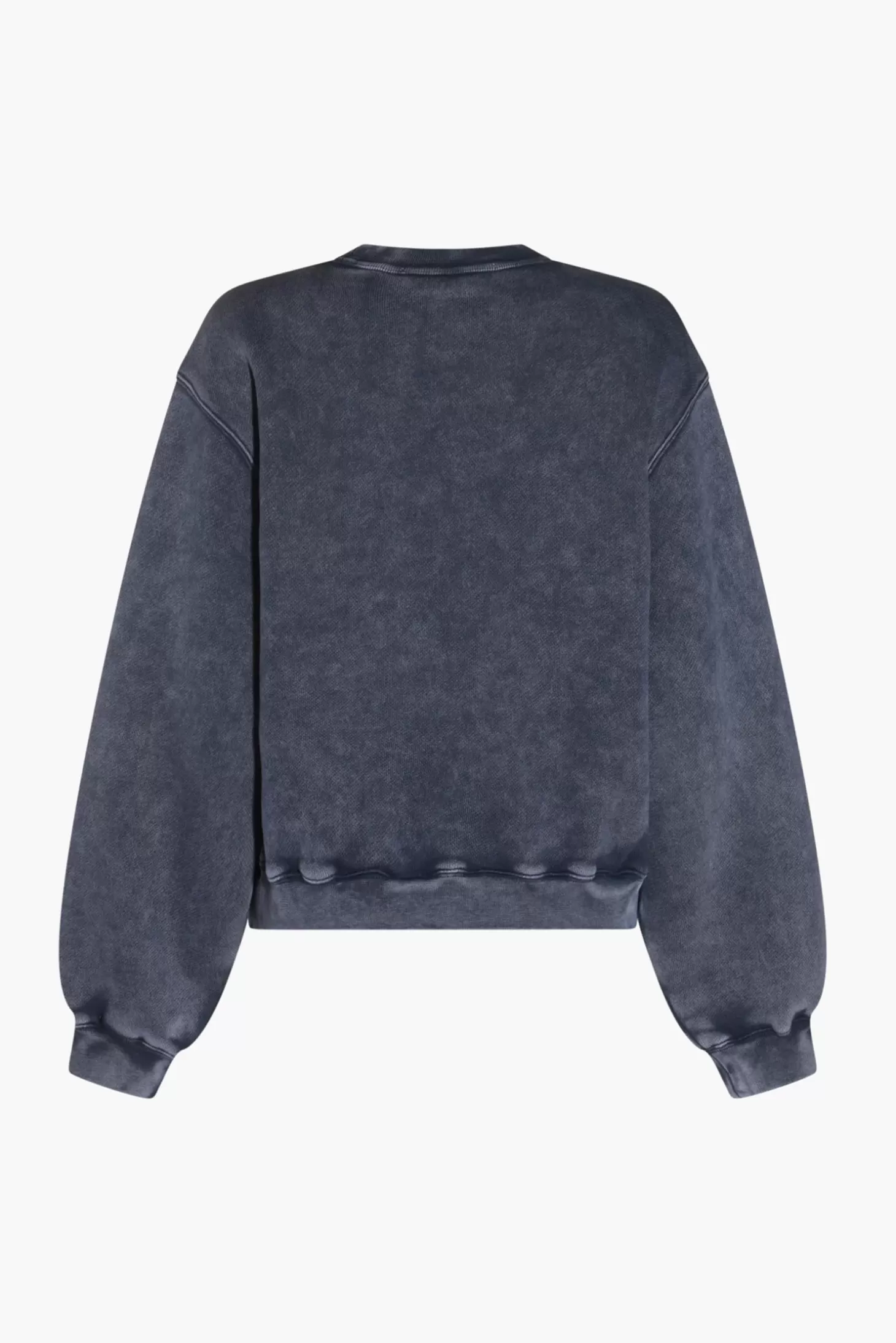 Sweatshirts & Loungewear<ALEXANDERWANG.T ESSENTIAL TERRY CREW SWEATSHIRT W/ PUFF PAINT LOGO Acid