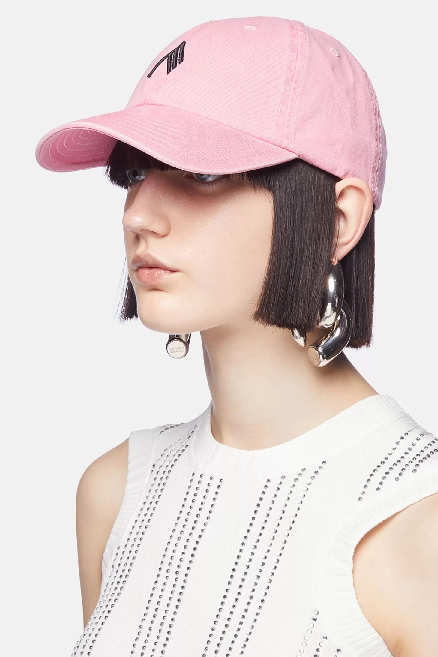 Headwear<THE ATTICO FADED PINK BASEBALL HAT FadePink