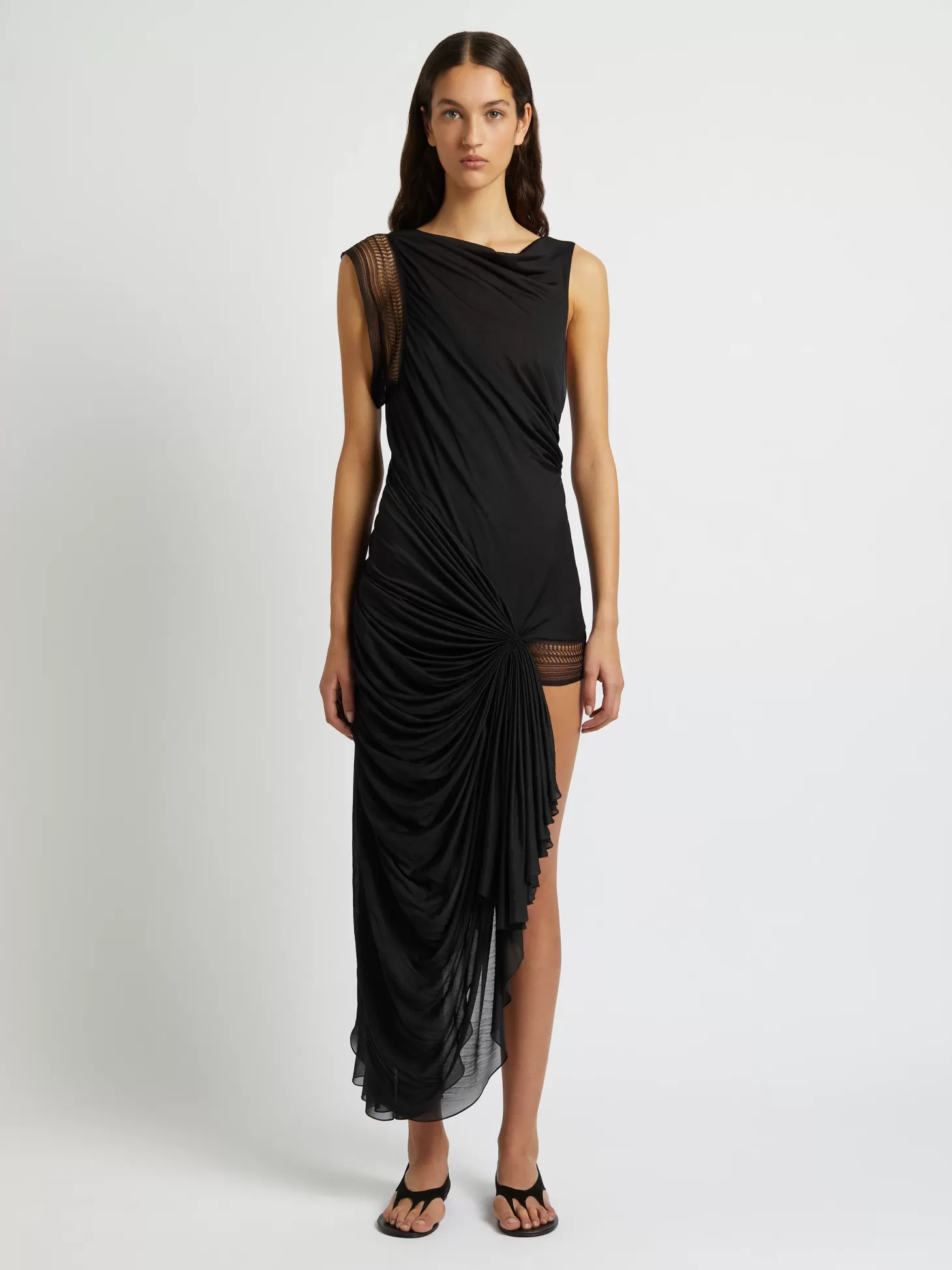 Dresses<CHRISTOPHER ESBER GALATHEA ASSYMETRIC LONG DRESS