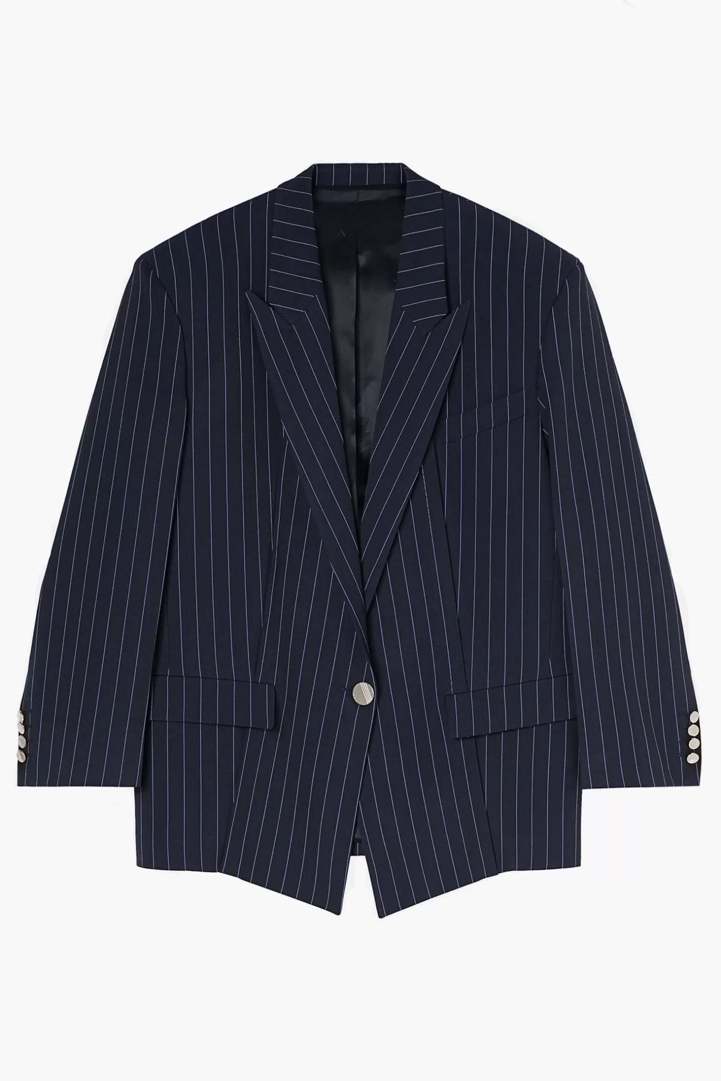 Jackets | Matching Sets<THE ATTICO GLEN BLAZER BlueNavy/LightBlue