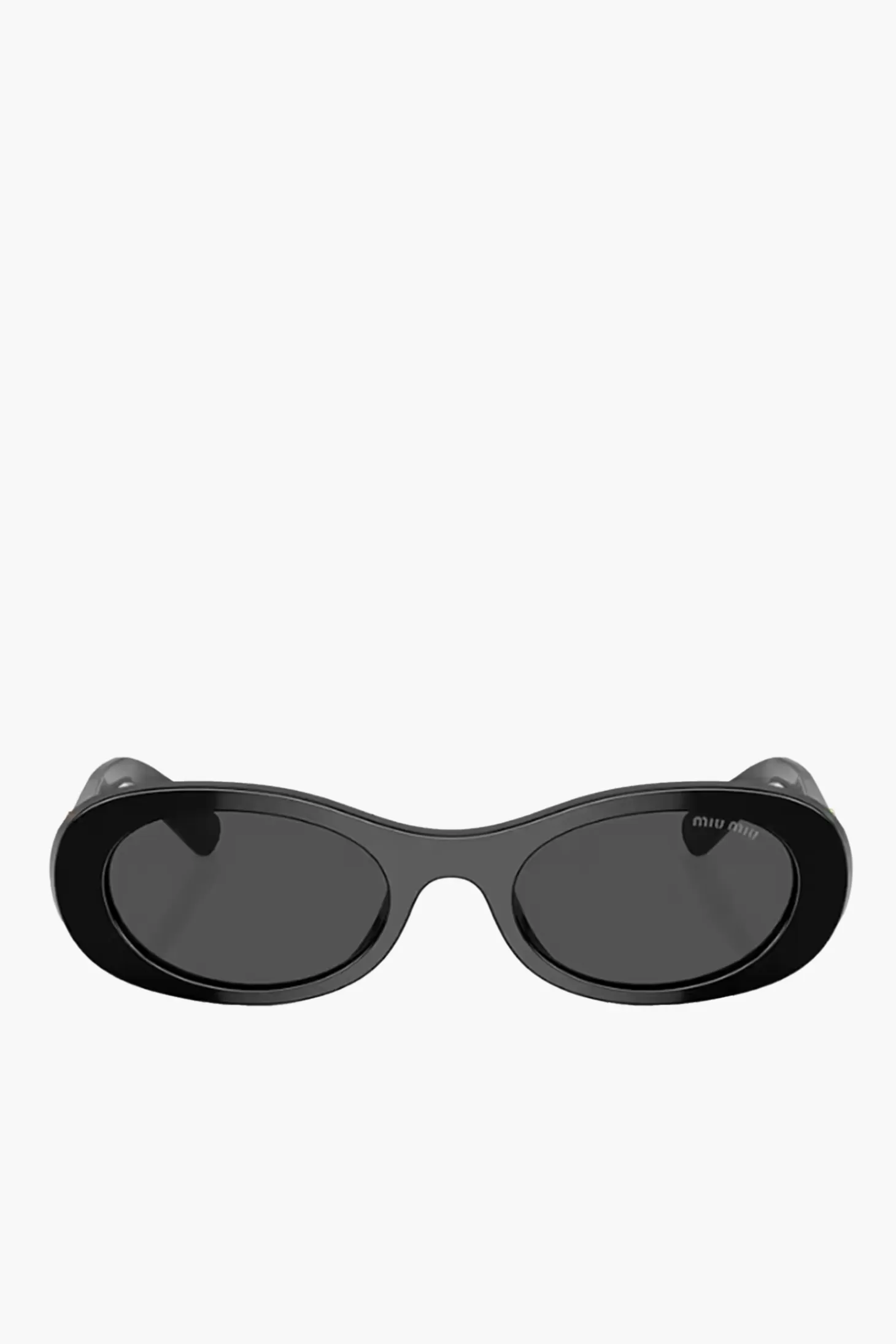 Sunglasses<MIU MIU GLIMPSE OVAL SUNGLASSES Black