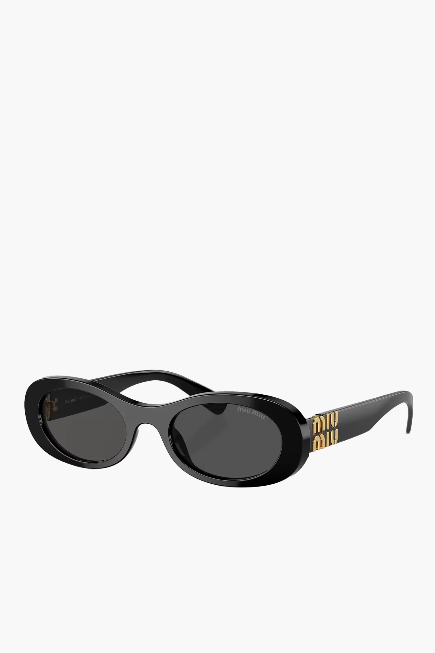 Sunglasses<MIU MIU GLIMPSE OVAL SUNGLASSES Black