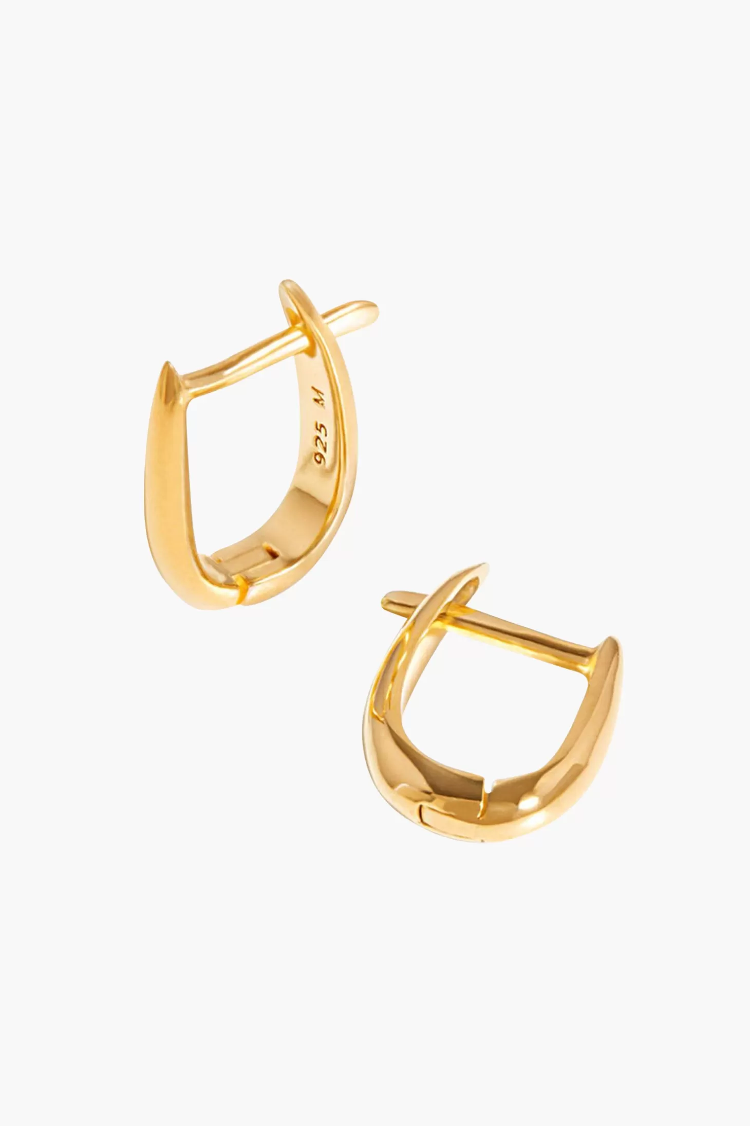 Jewellery<MISSOMA GOLD PLAIN CLAW HUGGIES