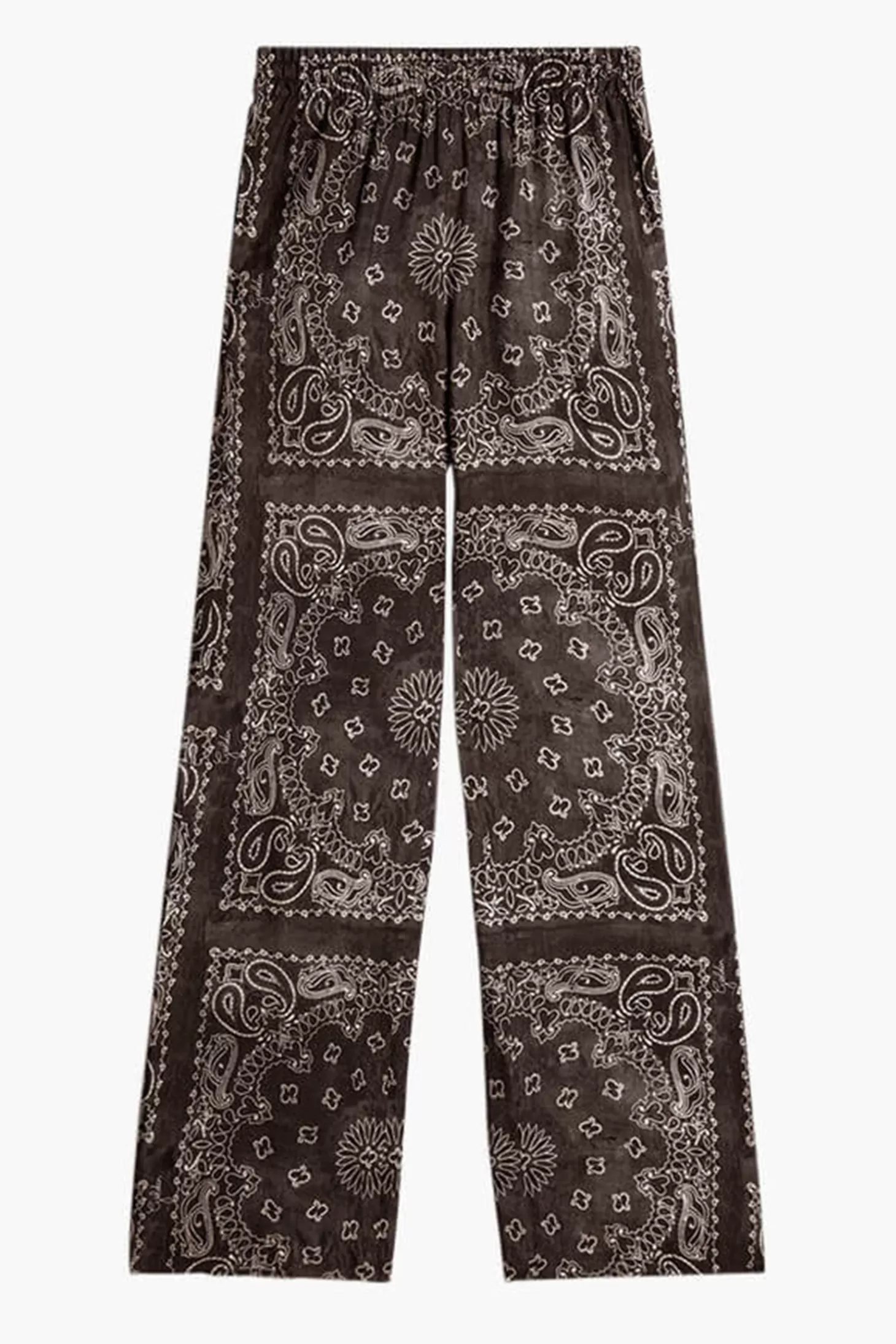 Pants<GOLDEN GOOSE GOLDEN W'S JOGGING PANTS PAISLEY PRINT Anthracitegray