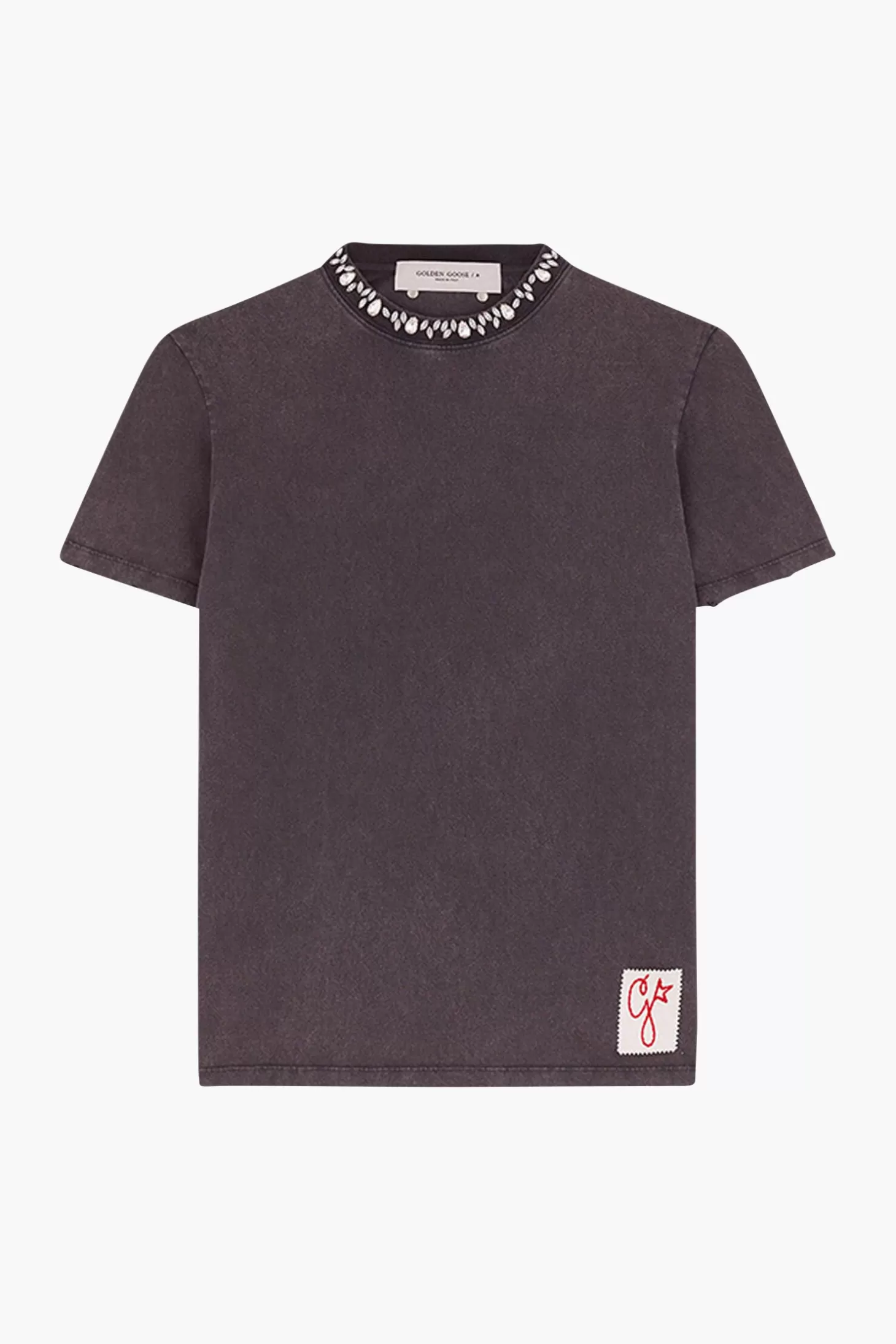 Tops<GOLDEN GOOSE GOLDEN W'S REGULAR T-SHIRT AnthraciteGrey