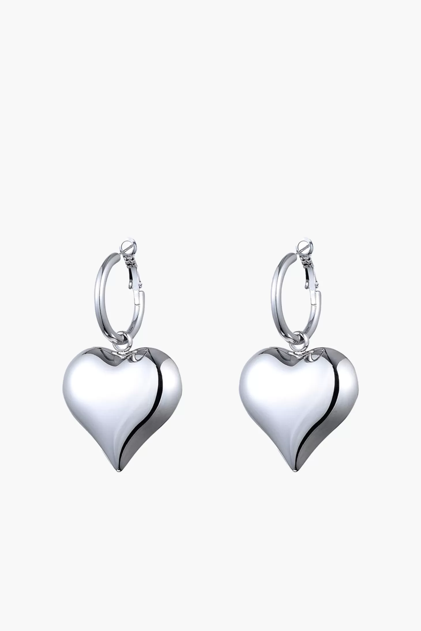 Jewellery<ANNA ROSSI HEART HOOPS LARGE