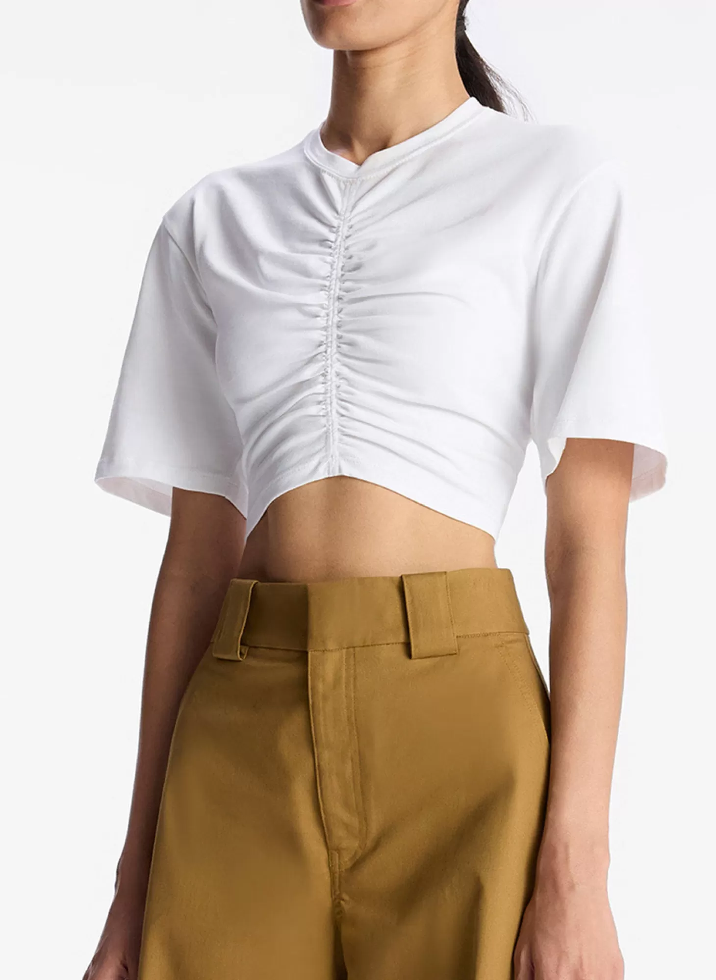 Tops<A.L.C JOHANNA TEE White