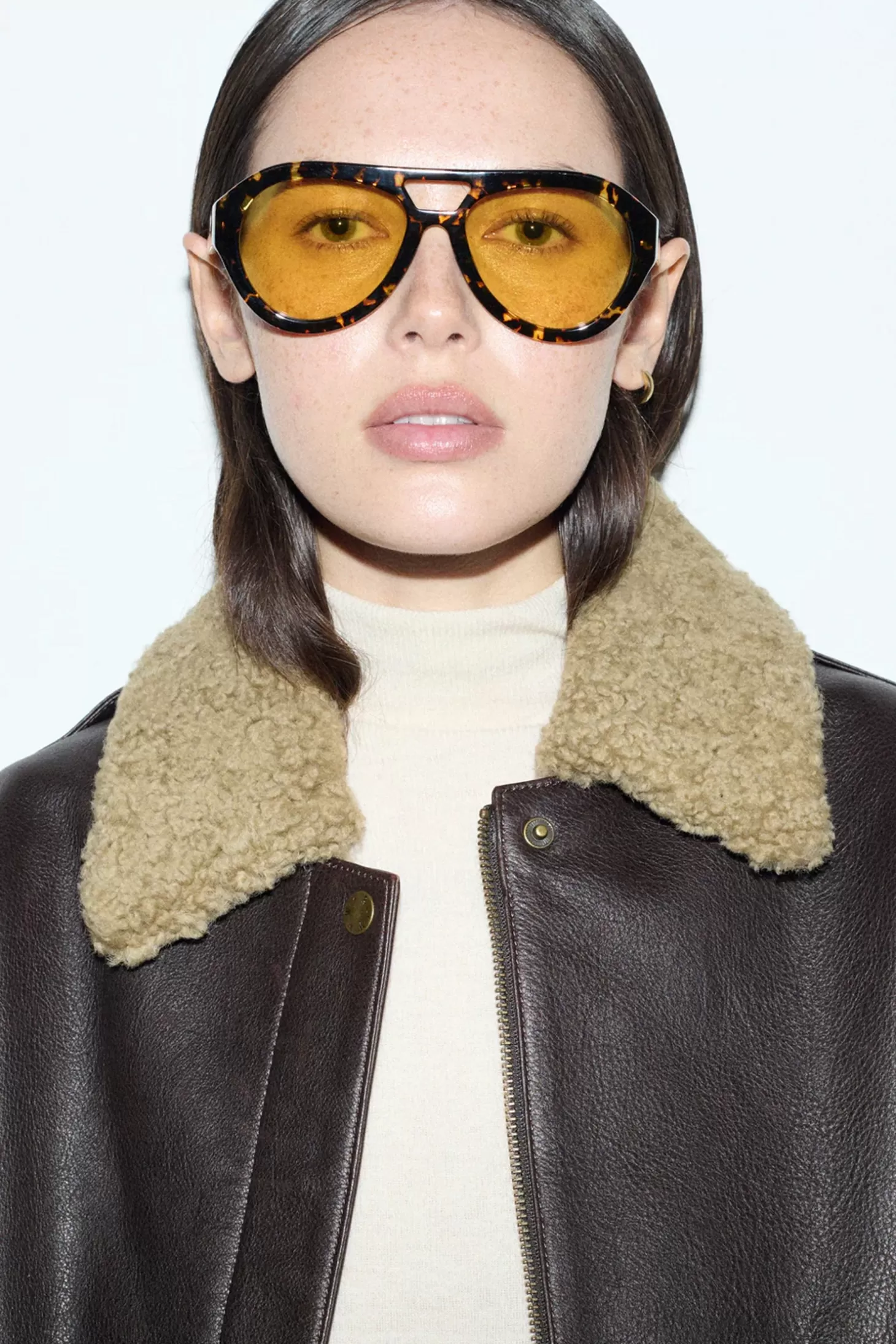 Sunglasses<EDERA EYEWEAR JULIET SUNGLASSES Tortoise/Yellow