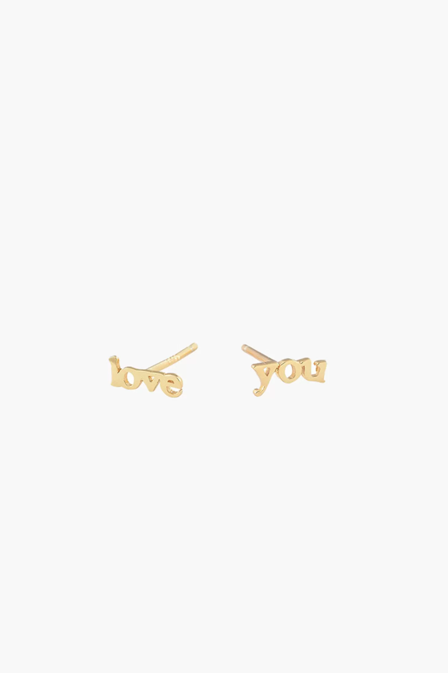 Jewellery<ANNA ROSSI LOVE YOU STUDS Gold