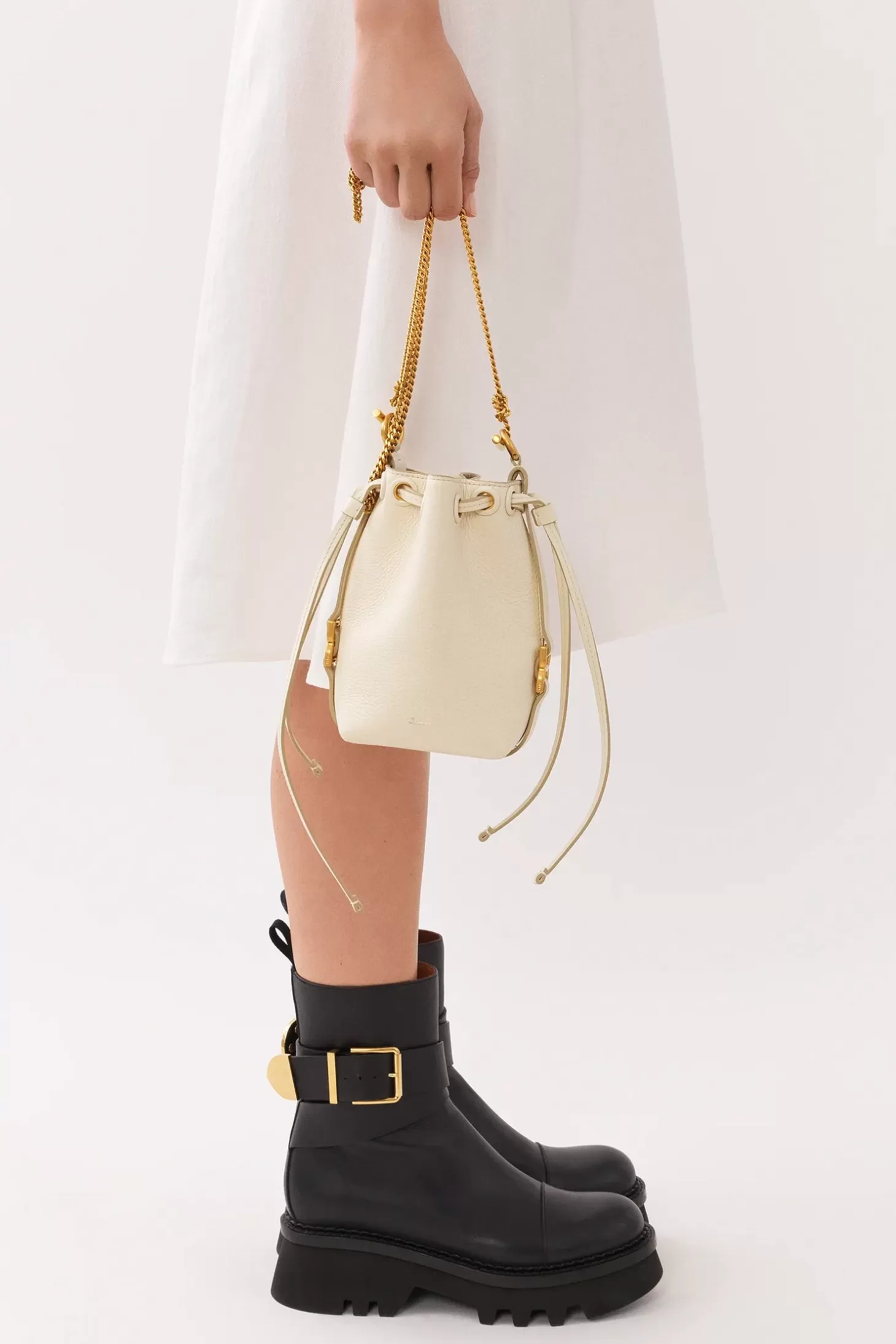 Cross Body<CHLOÉ MARCIE MICRO BUCKET BAG