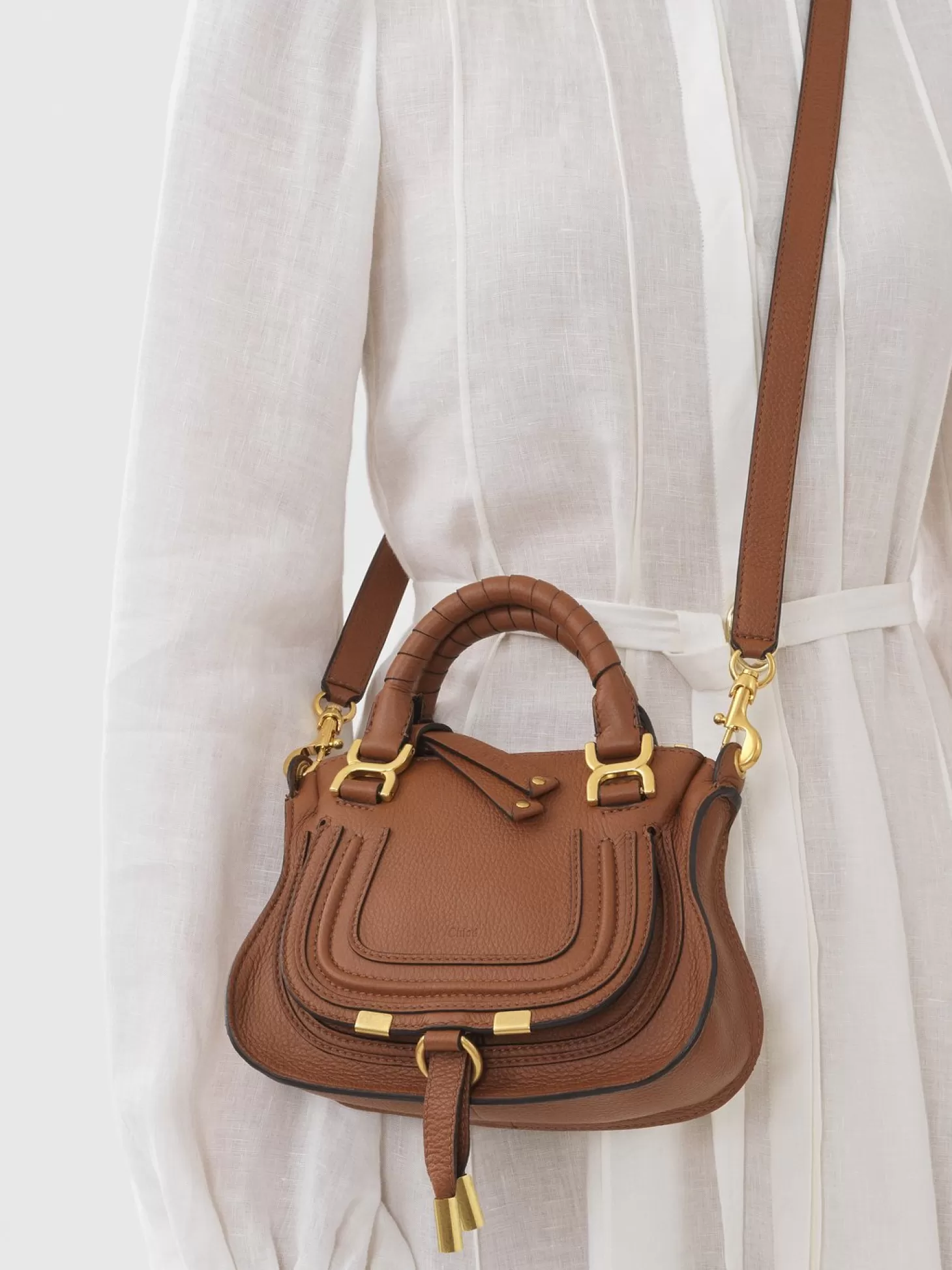 Cross Body | Mini Bags<CHLOÉ MARCIE MINI DOUBLE CARRY BAG