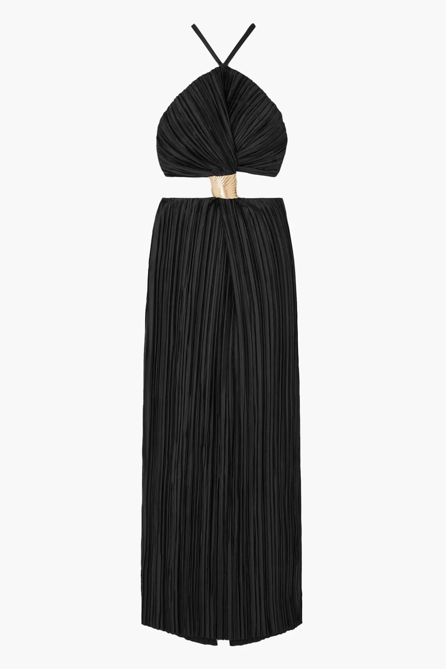 Dresses<CULT GAIA MITRA SLEEVELESS GOWN Black