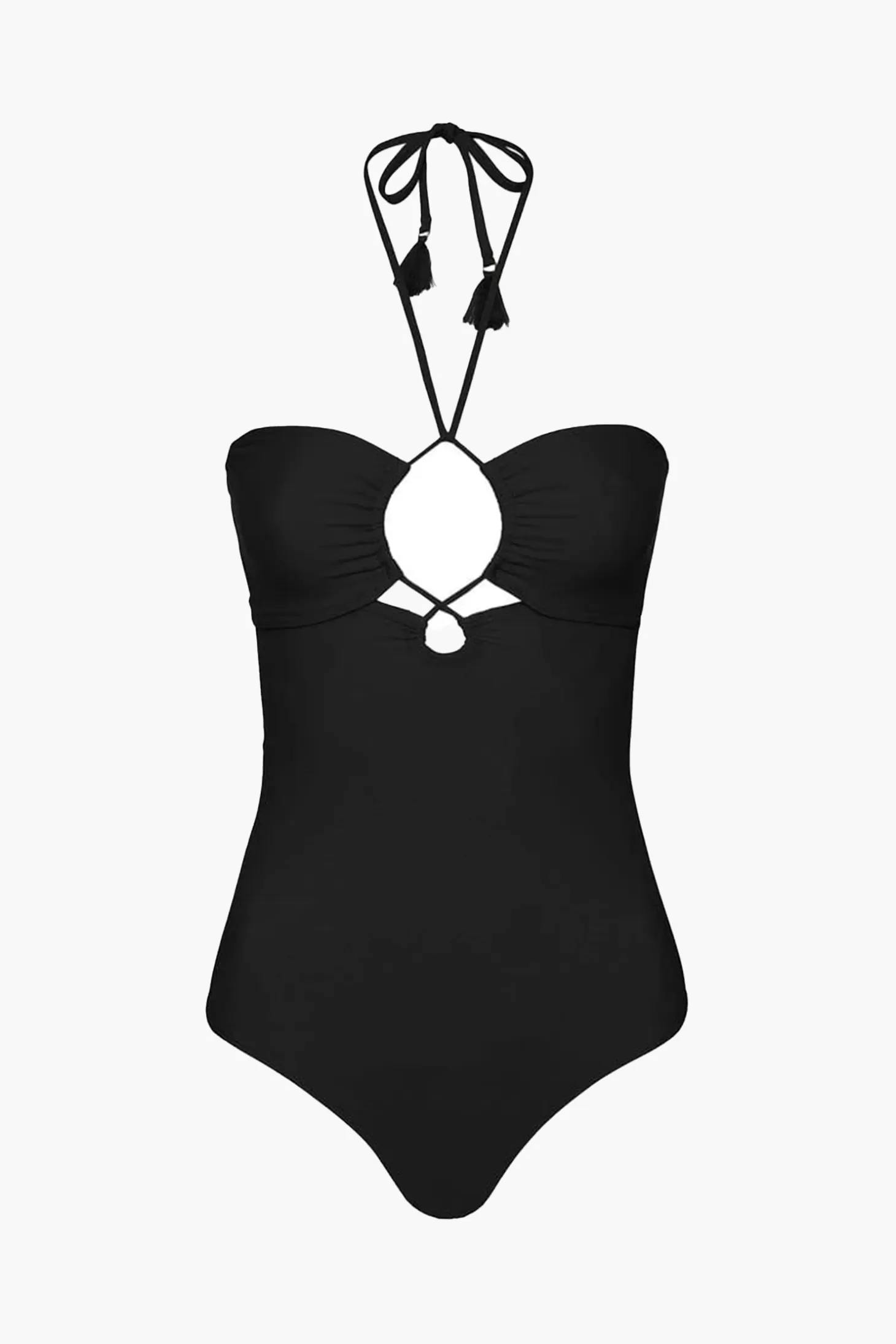 Swimwear<FAITHFULL THE BRAND OLA ONE PIECE Black