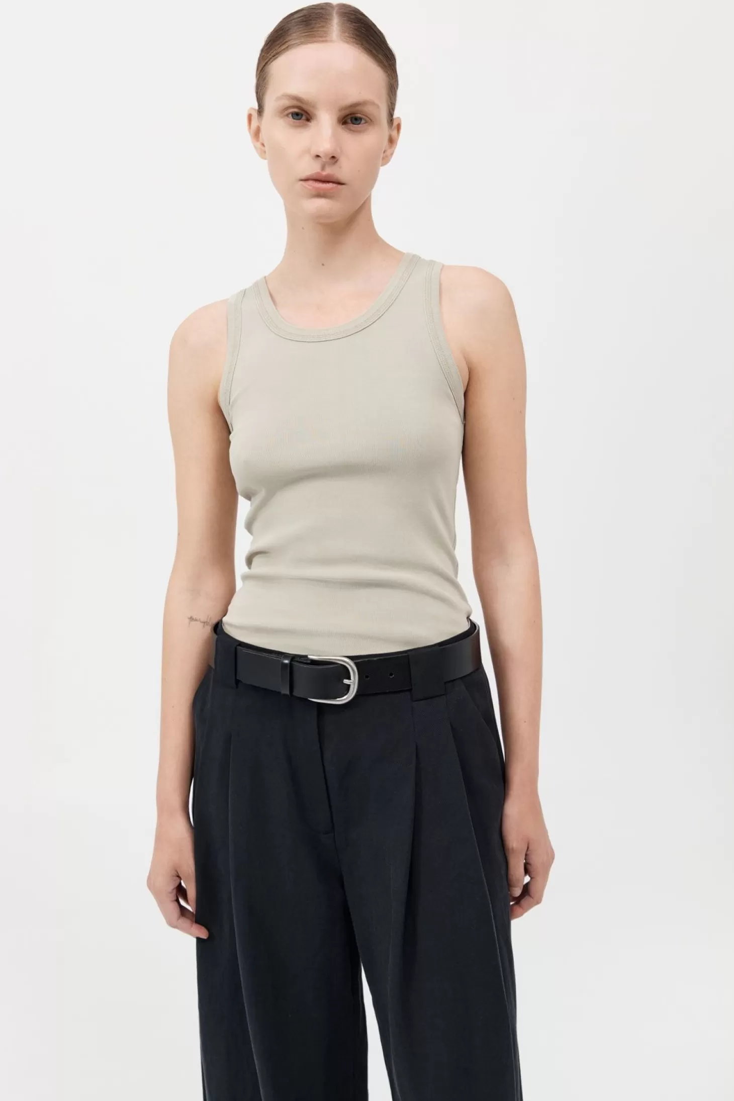 Tops<ST. AGNI ORGANIC COTTON SINGLET