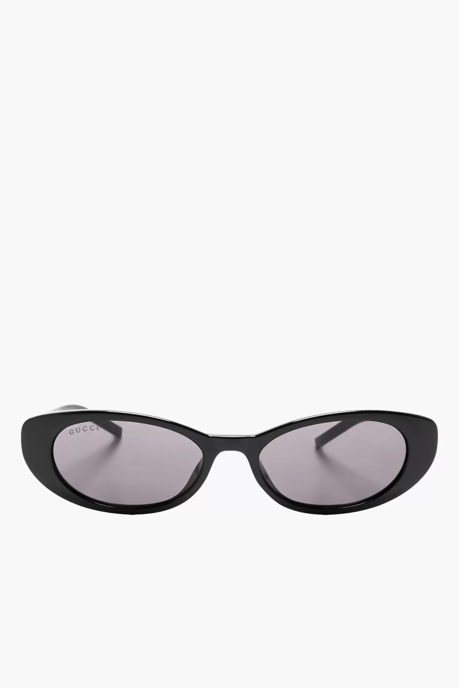 Sunglasses<GUCCI OVAL CAT EYE SUNGLASSES Black