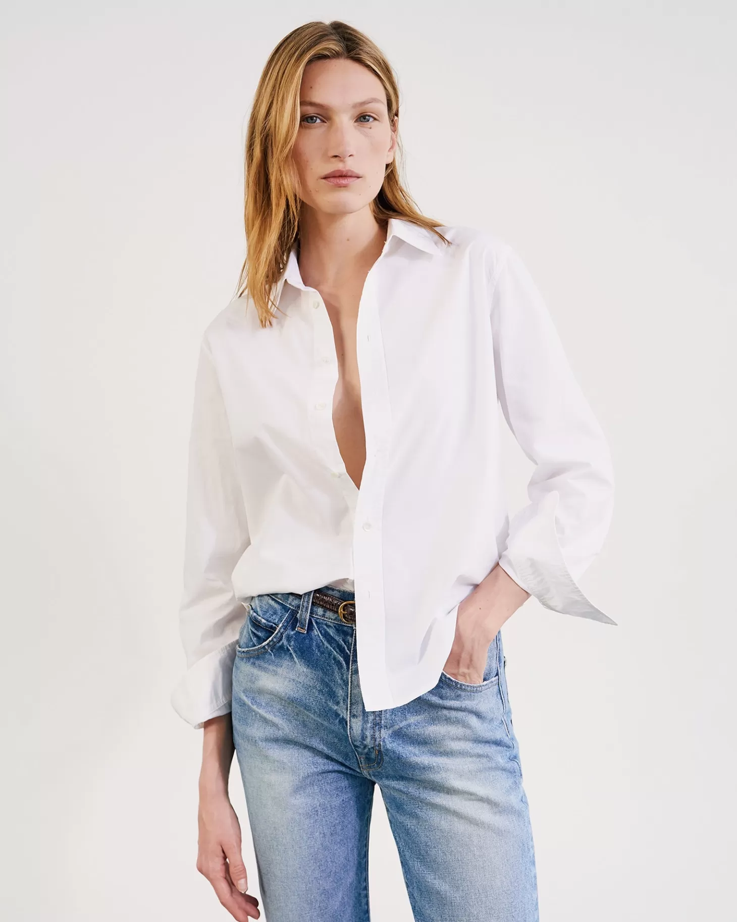 Tops<NILI LOTAN RAPHAEL CLASSIC SHIRT White