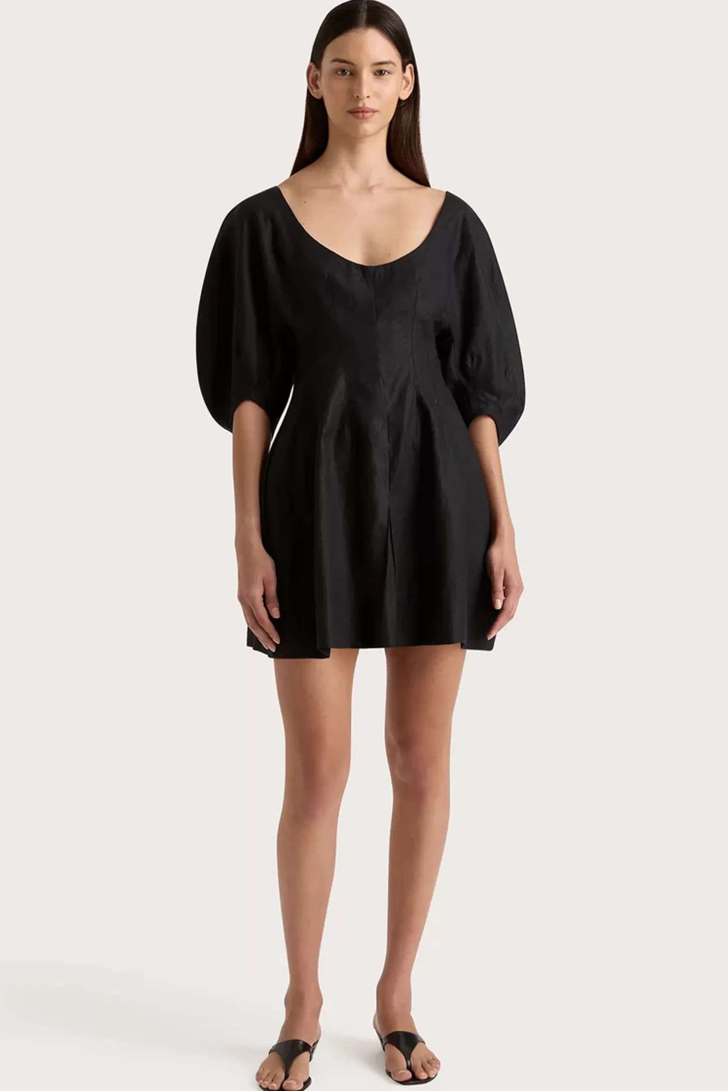 Dresses<FAITHFULL THE BRAND RAYNARA MINI DRESS Black