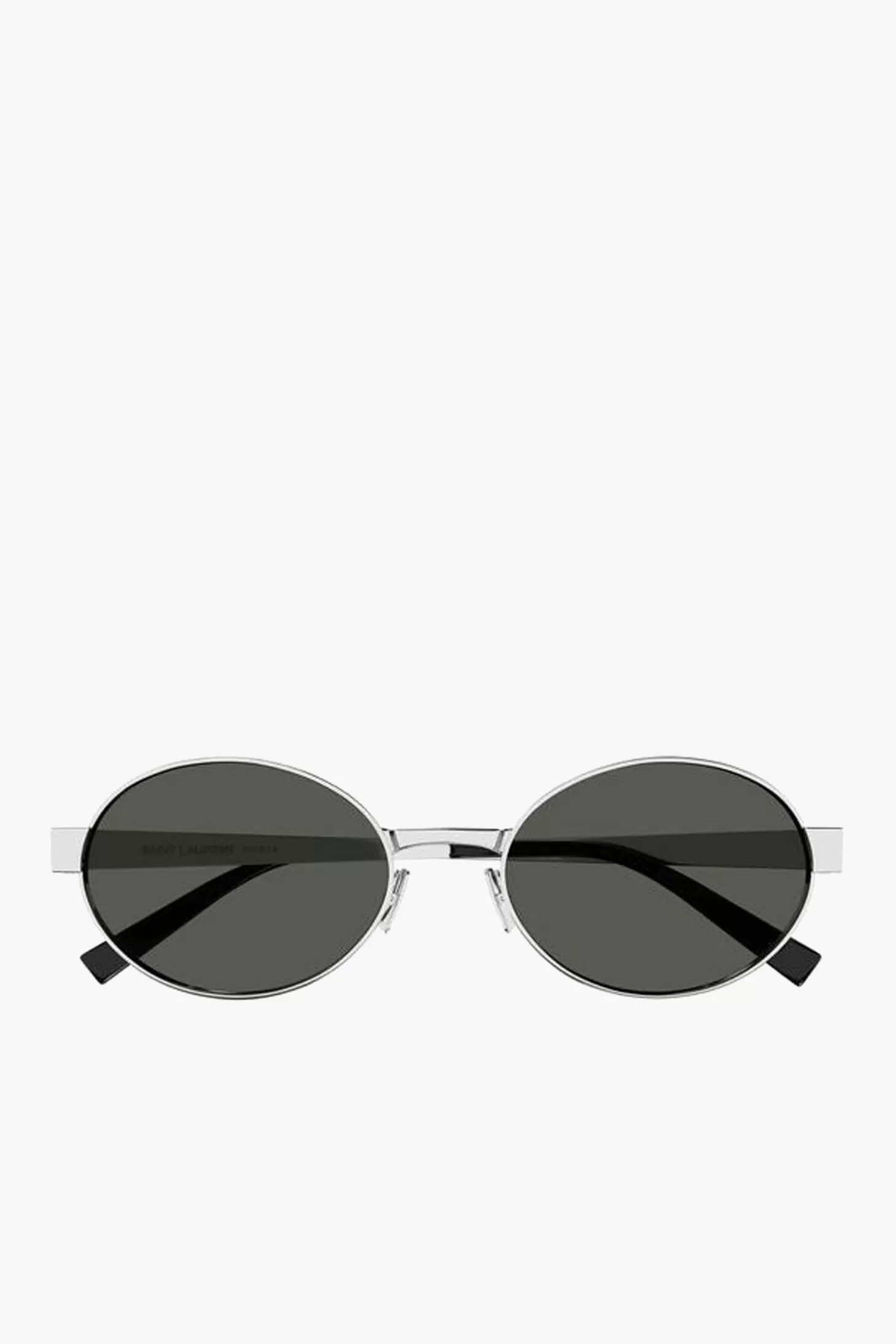 Sunglasses<SAINT LAURENT ROUND METAL FRAME SUNGLASSES Silver