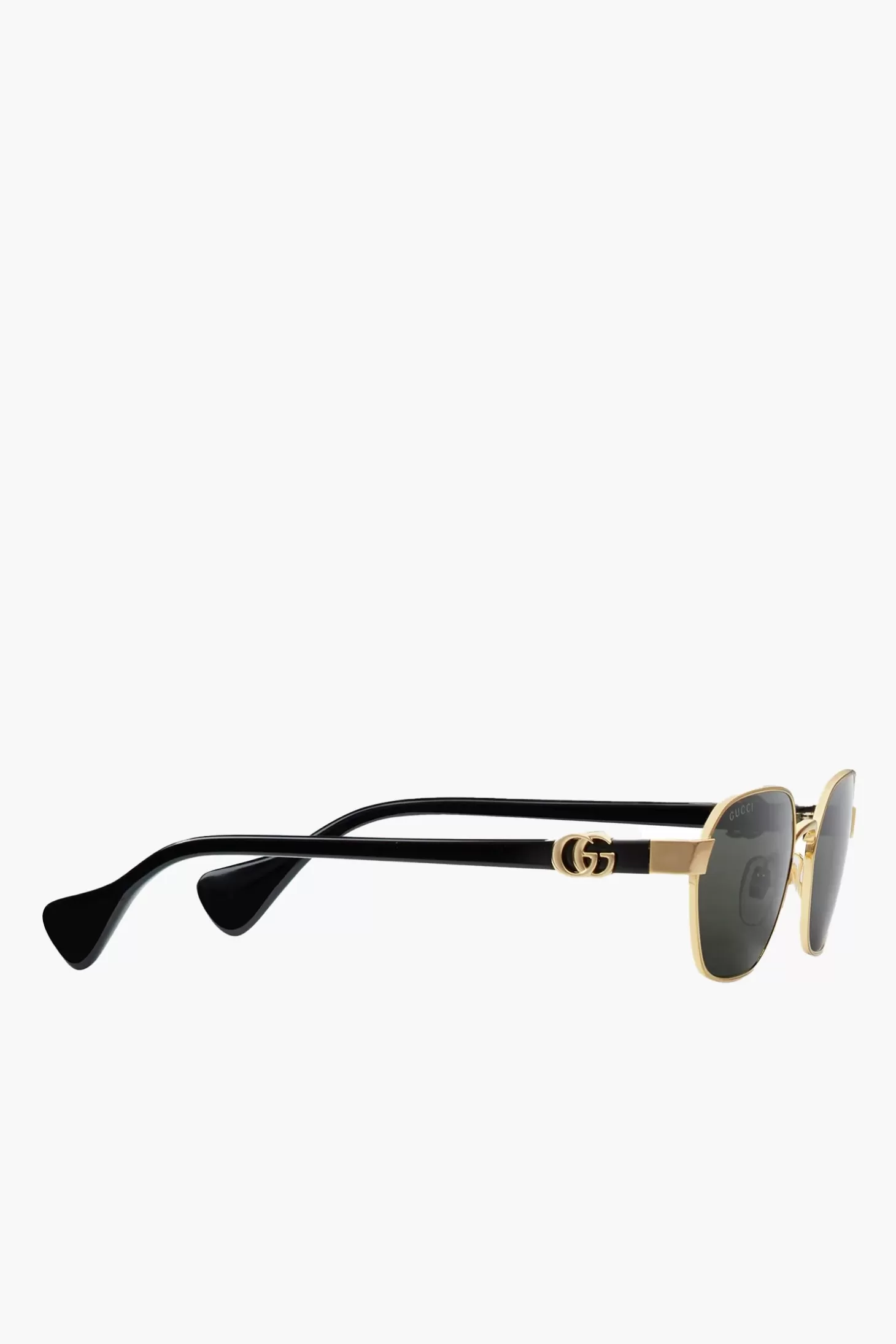 Sunglasses<GUCCI ROUND-FRAME SUNGLASSES Gold