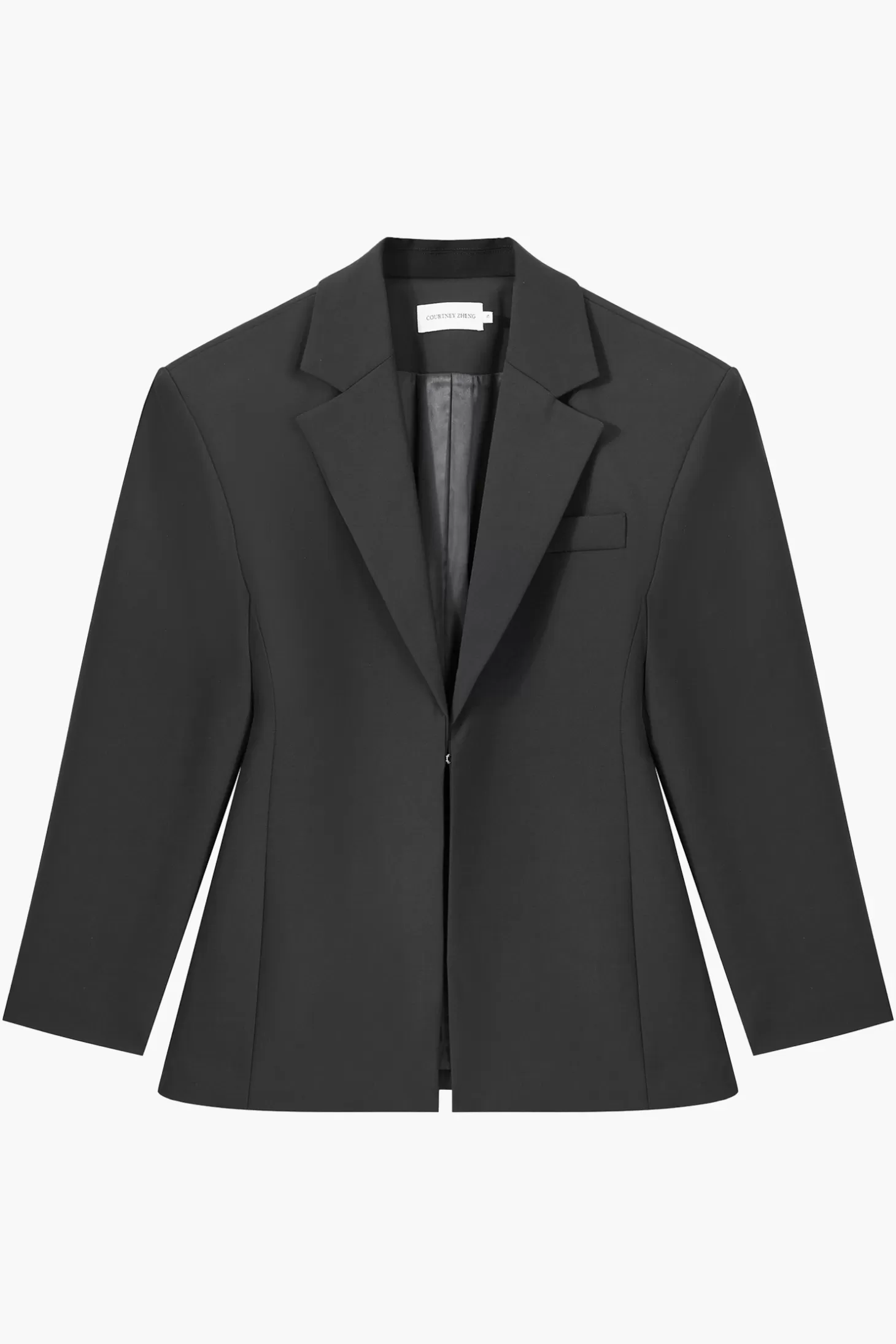 Jackets<COURTNEY ZHENG SCUBA WOOL BLAZER