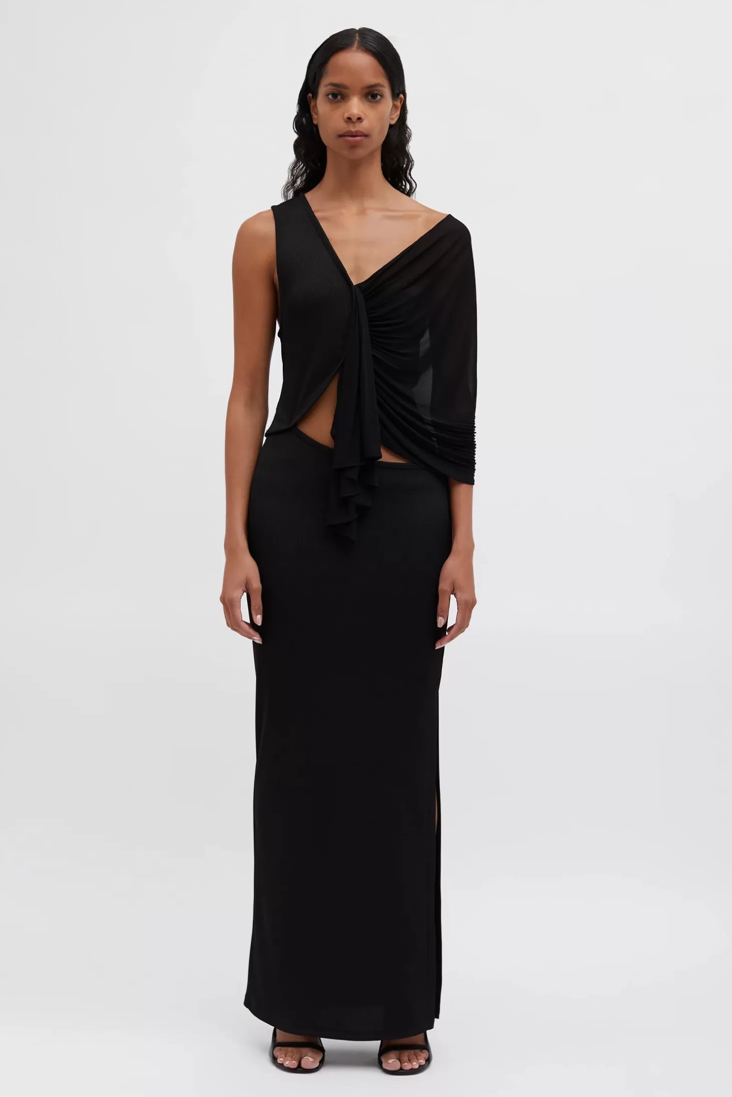 Dresses<CHRISTOPHER ESBER SENECA SWIRL GOWN Black