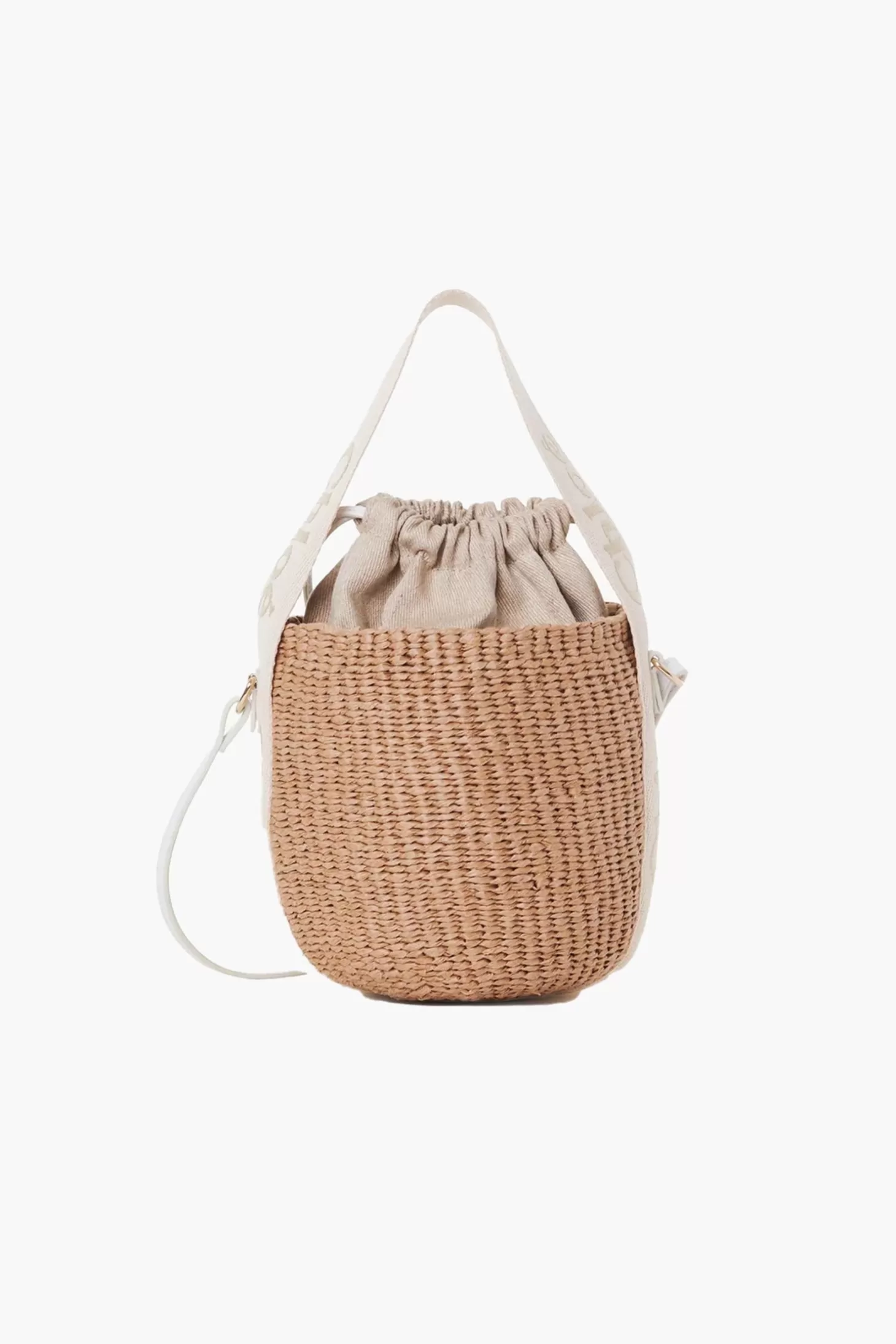 Cross Body<CHLOÉ SMALL WOODY BASKET Gold