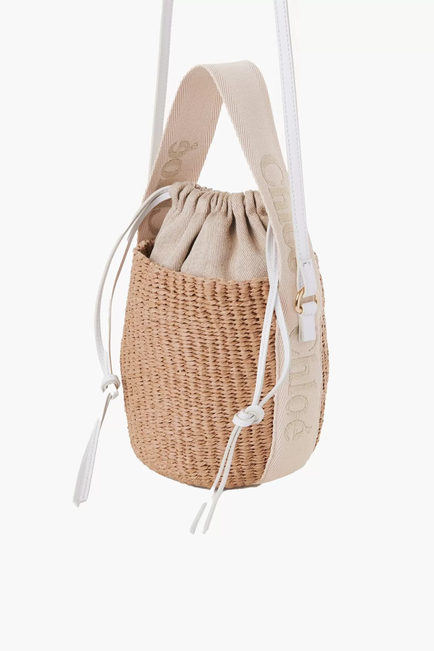 Cross Body<CHLOÉ SMALL WOODY BASKET Gold