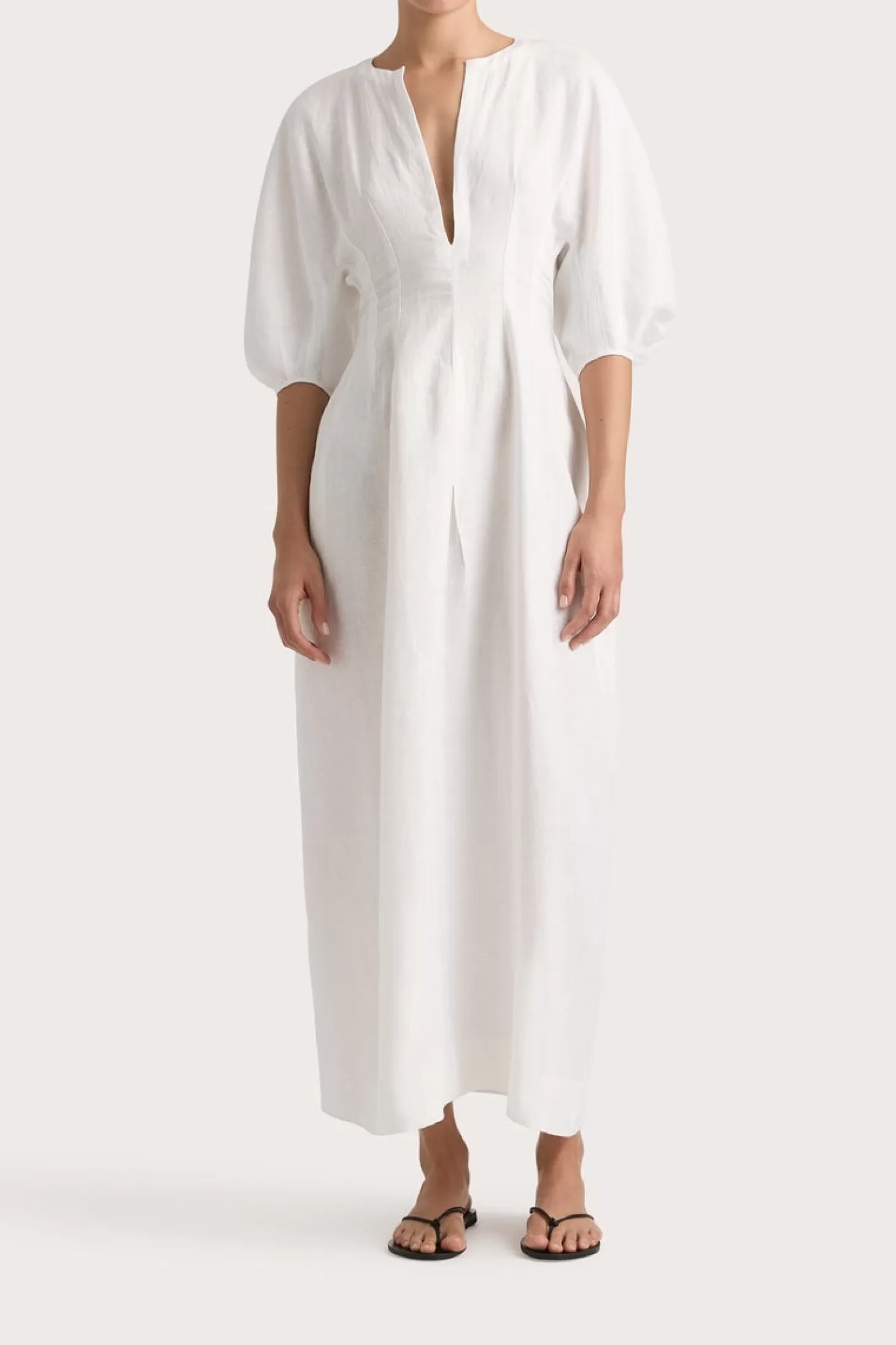 Dresses<FAITHFULL THE BRAND SOLEIL MAXI DRESS White