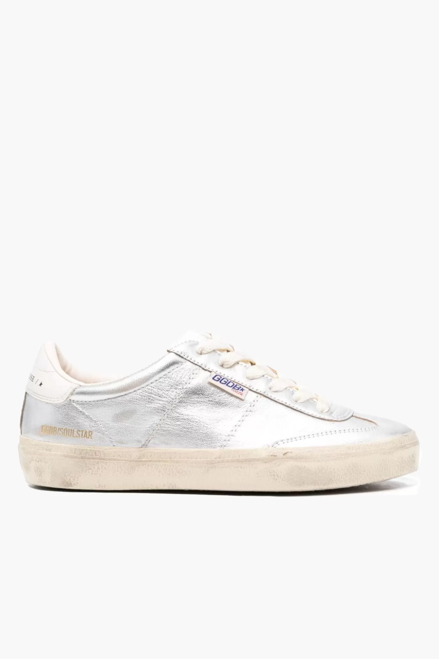 Sneakers<GOLDEN GOOSE SOULSTAR SNEAKER Silver/White/Milk