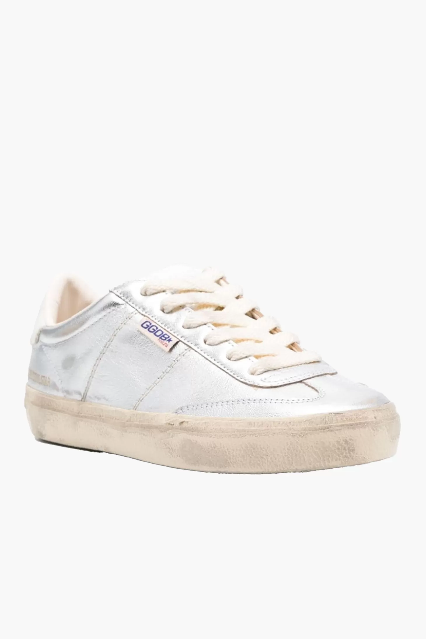 Sneakers<GOLDEN GOOSE SOULSTAR SNEAKER Silver/White/Milk