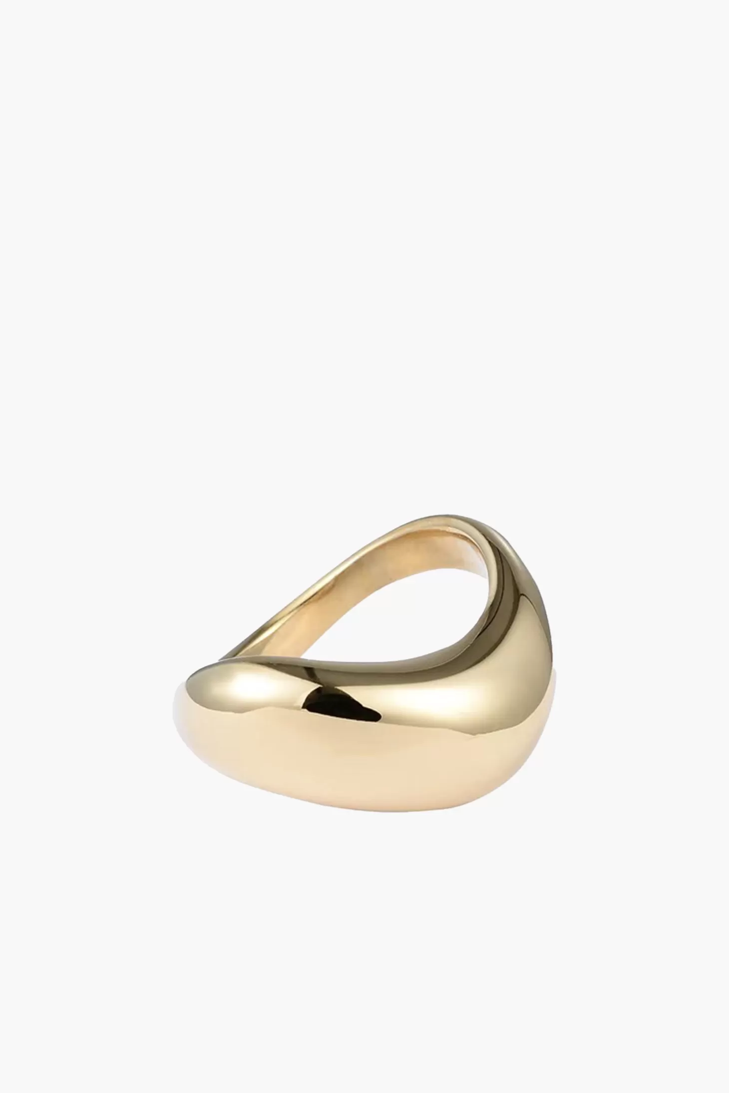 Jewellery<ANNA ROSSI SWERVE RING Gold