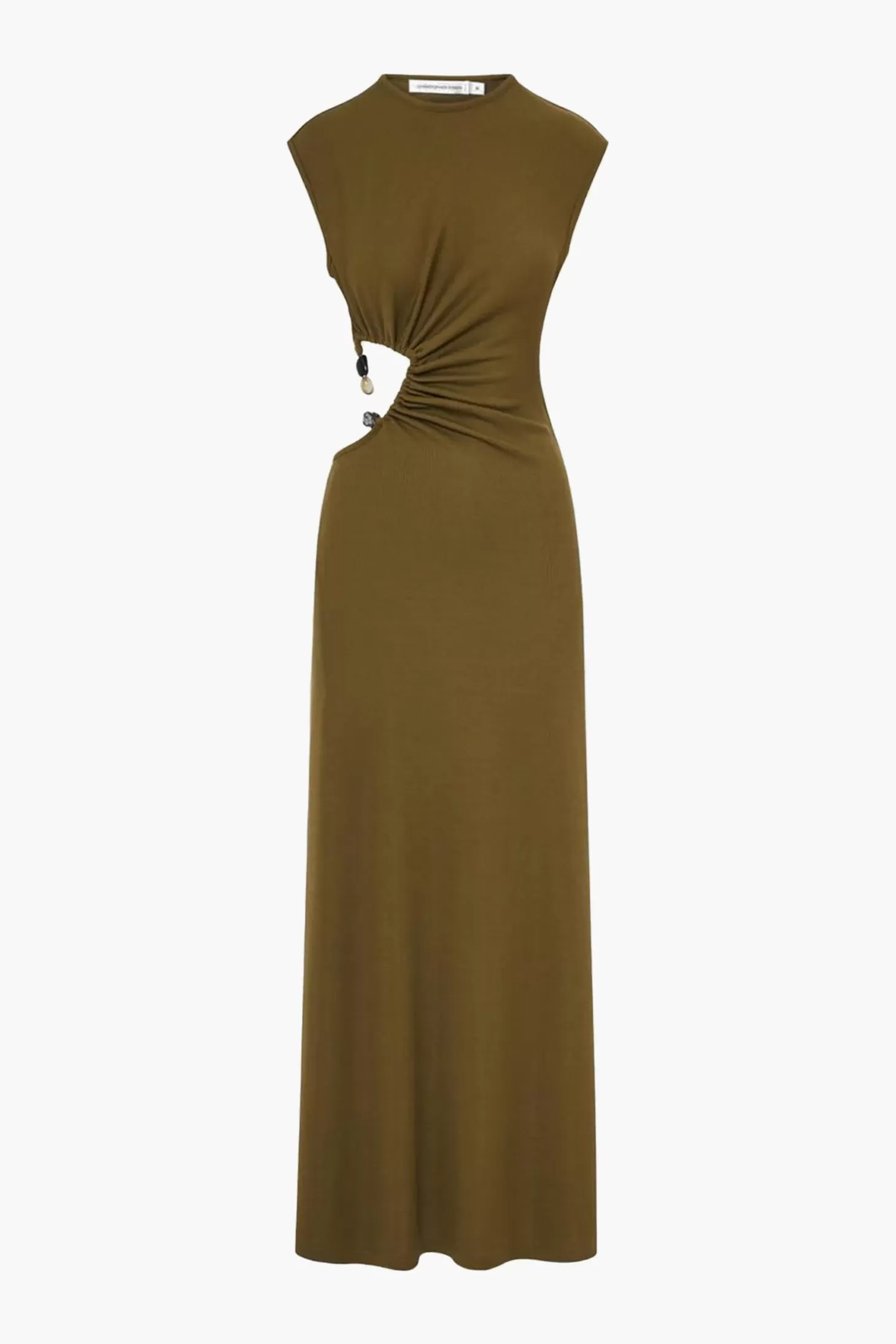 Dresses<CHRISTOPHER ESBER TRI CRYSTAL STONE TANK DRESS Olive