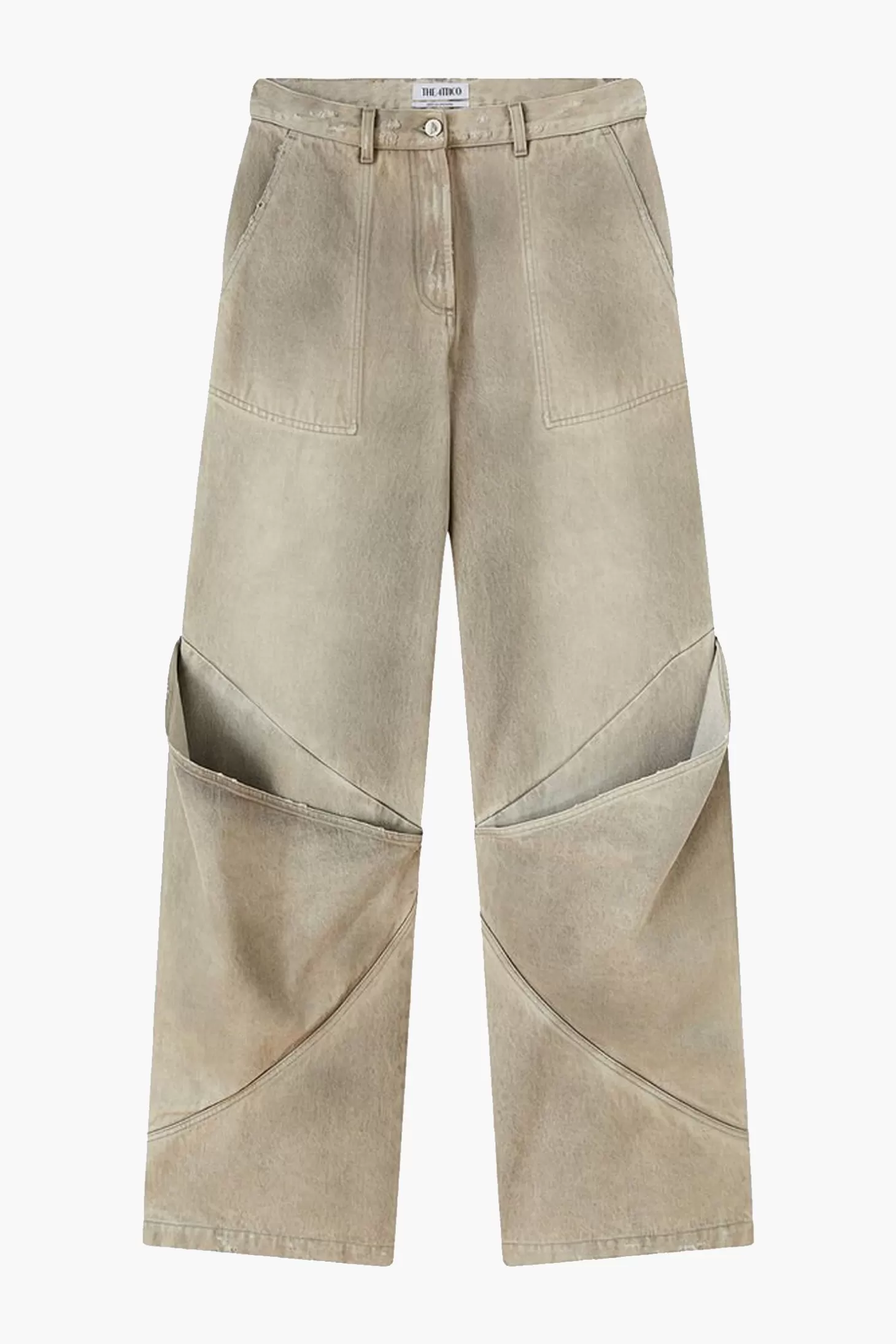 Denim | Pants<THE ATTICO VINTAGE GREY LONG PANTS VintageGrey
