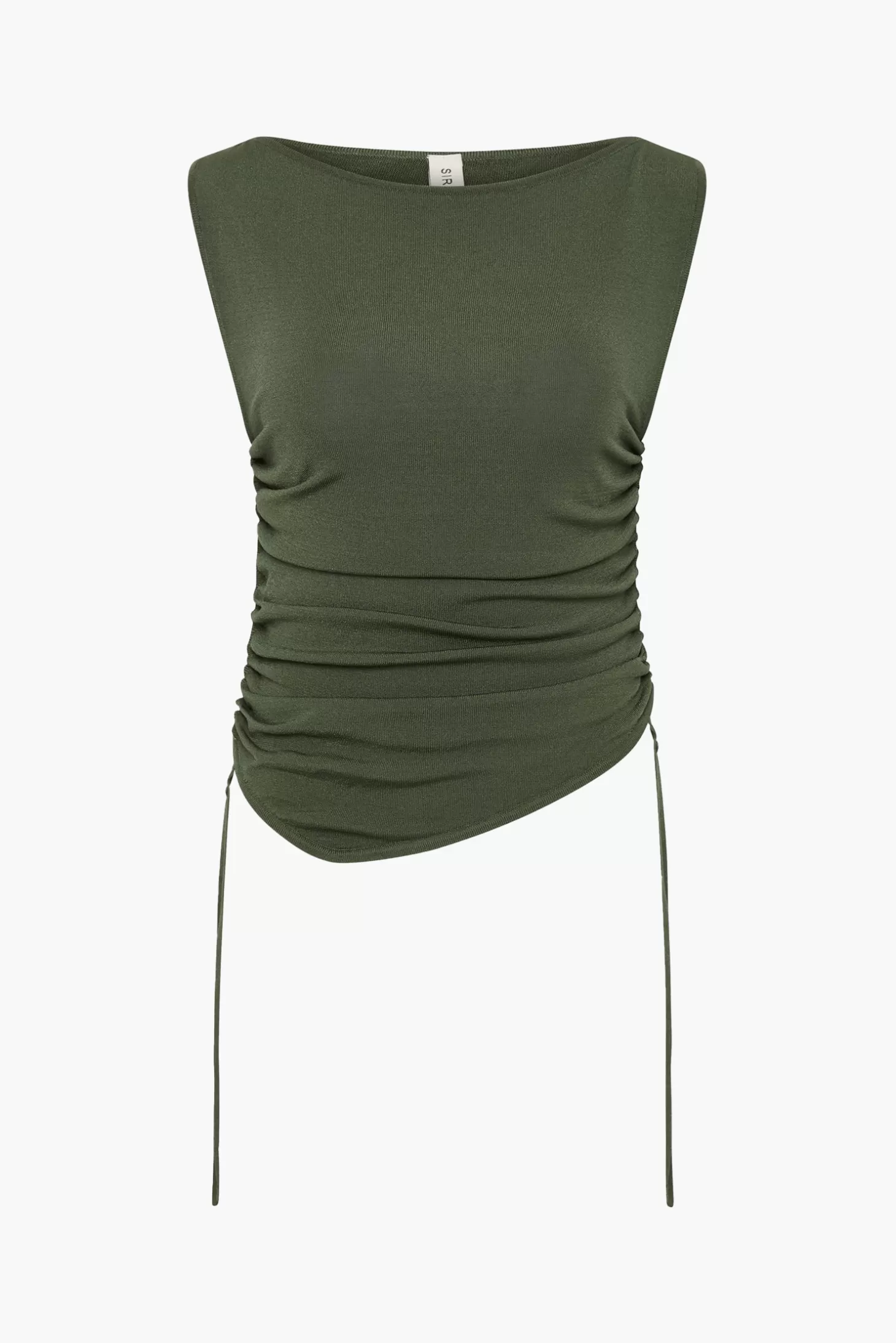 Tops<SIR YOLANDA RUCHED TANK Khaki